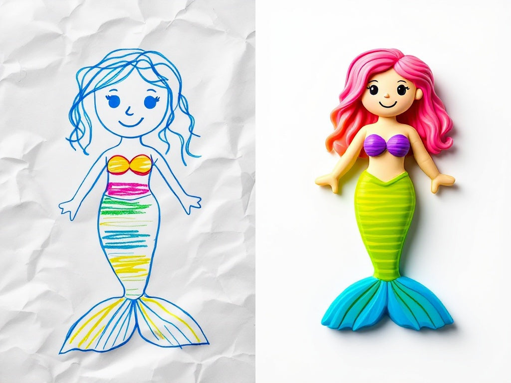 Ultimate Masterpiece - Multicolor 2D Kids Drawing to 3D Printed Toy